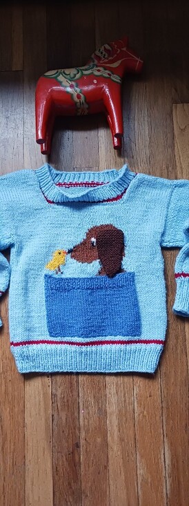Other - Handknit Puppy Sweater